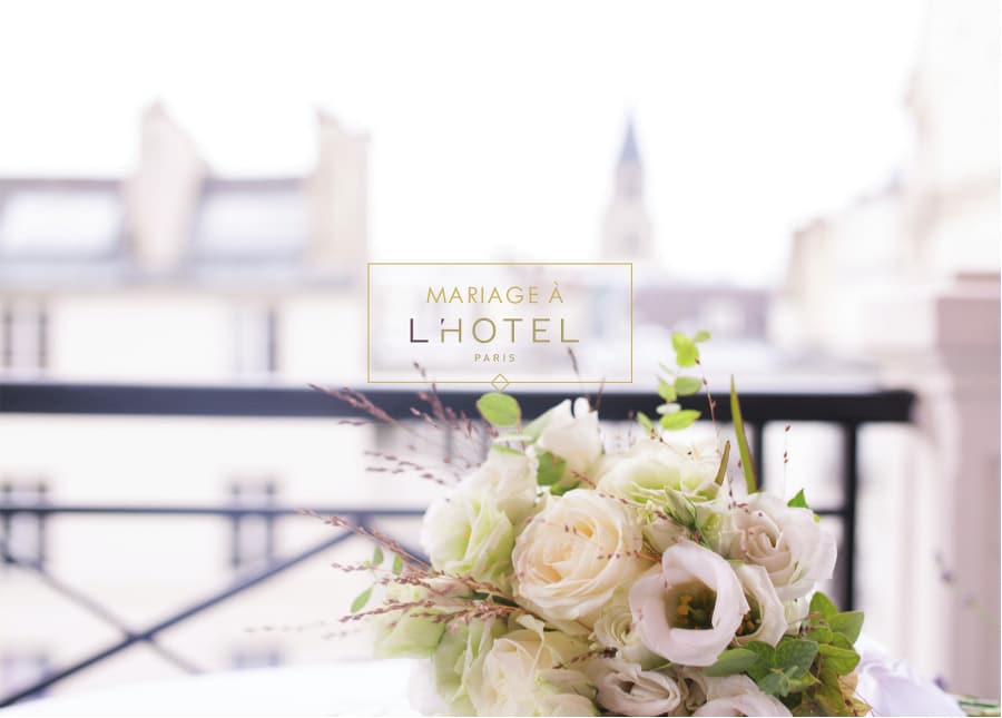 mariage romantique à L'HOTEL - Paris de Saint-Germain-des-près