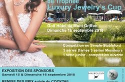 affiche du 8ème trophée de golf Luxury Jewelry's Cup au golf de Mont-Griffon