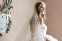 robe de mariée Monique Lhuillier pour un mariage somptueux