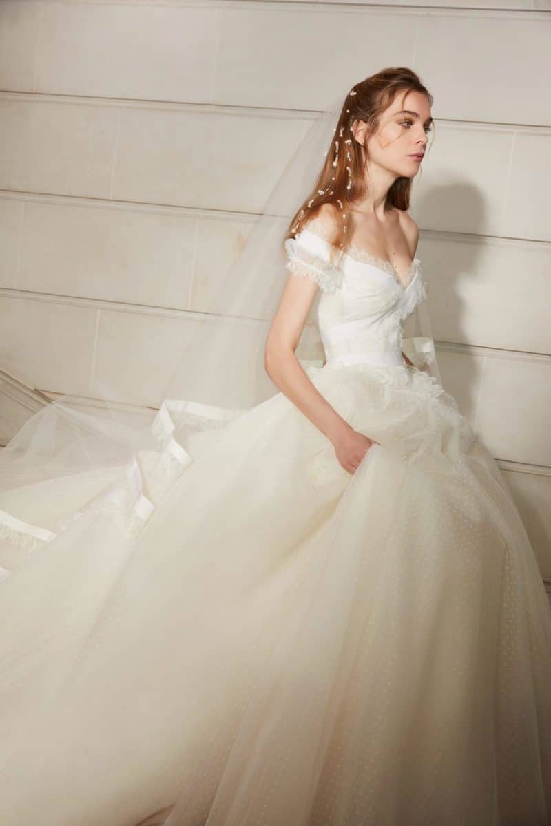 robe de mariée princesse Elie Saab pour le bal de Vienne collection mariage Mille Mariages robe n°1