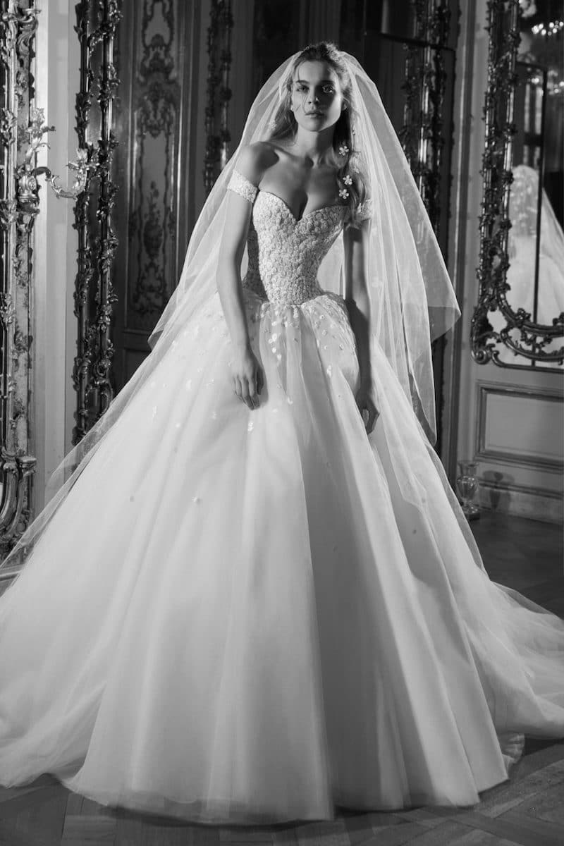 robe de mariée princesse Elie Saab pour le bal de Vienne collection mariage Mille Mariages robe n°10