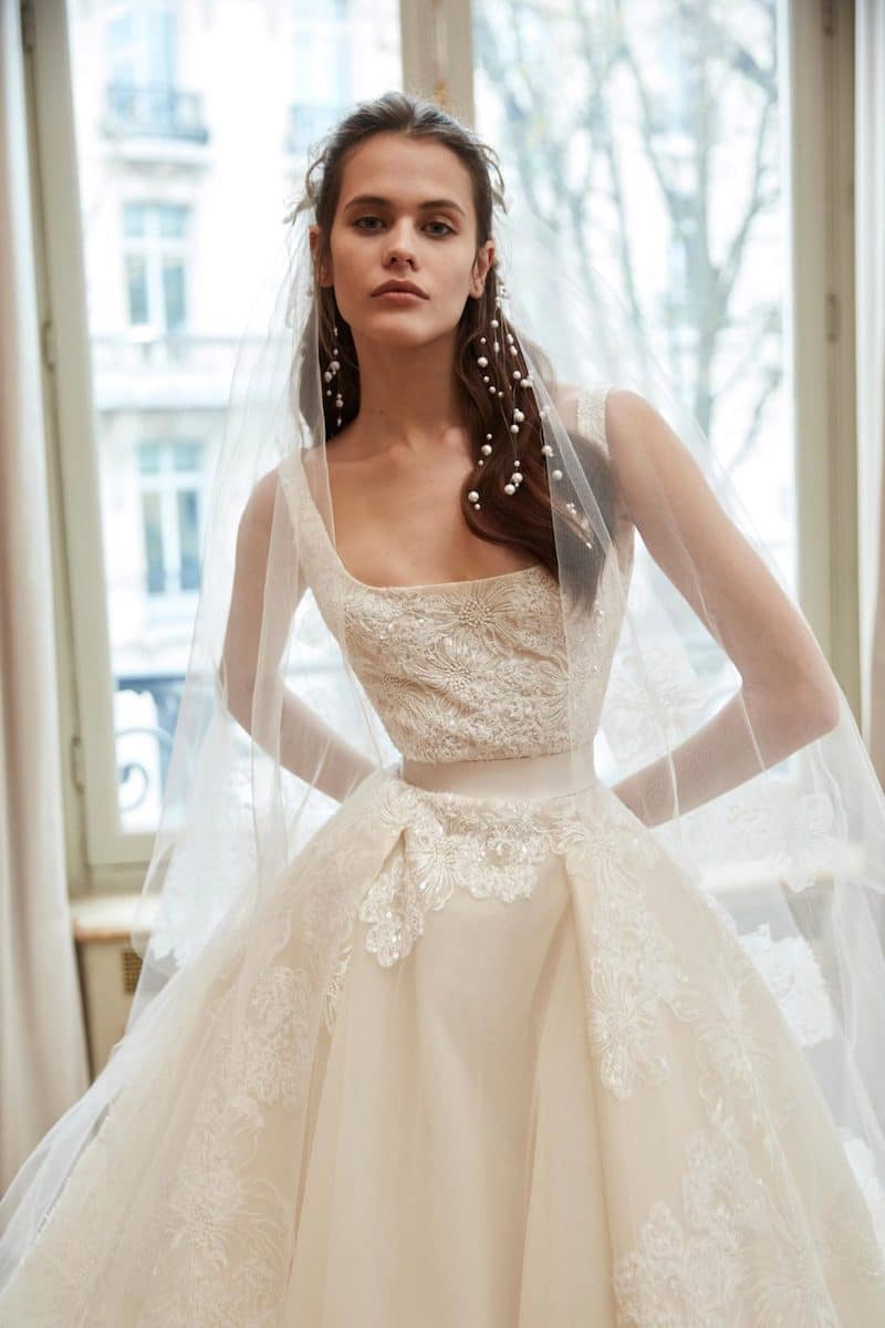 robe de mariée princesse Elie Saab pour le bal de Vienne collection mariage Mille Mariages robe n°14