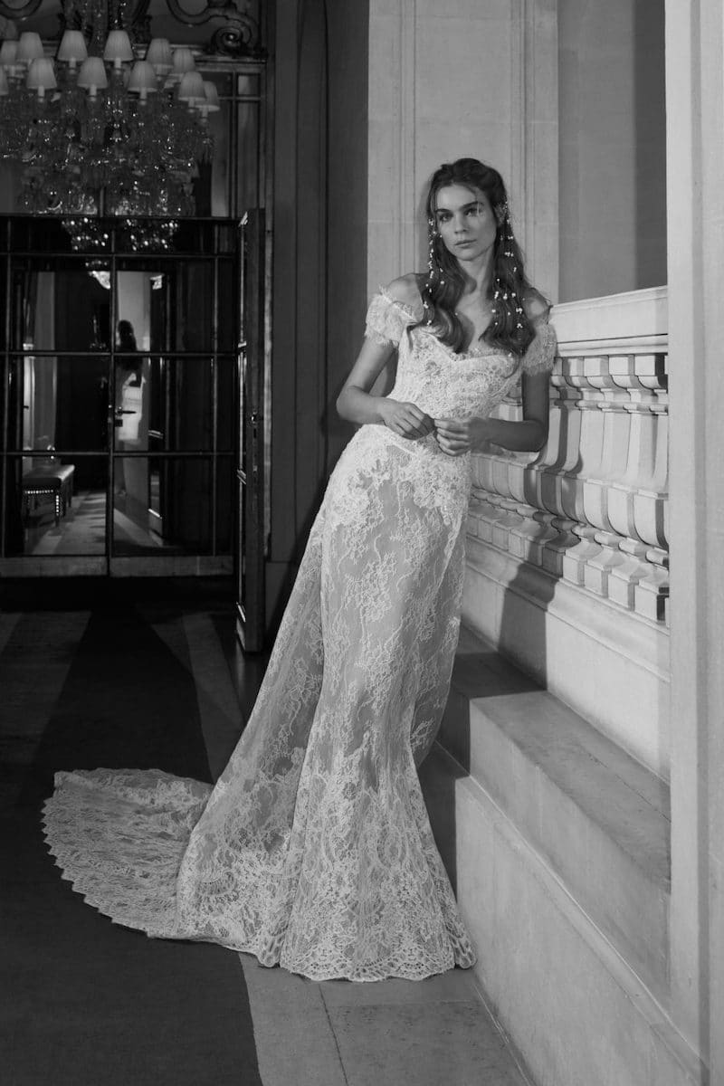 robe de mariée princesse Elie Saab pour le bal de Vienne collection mariage Mille Mariages robe n°17 traine