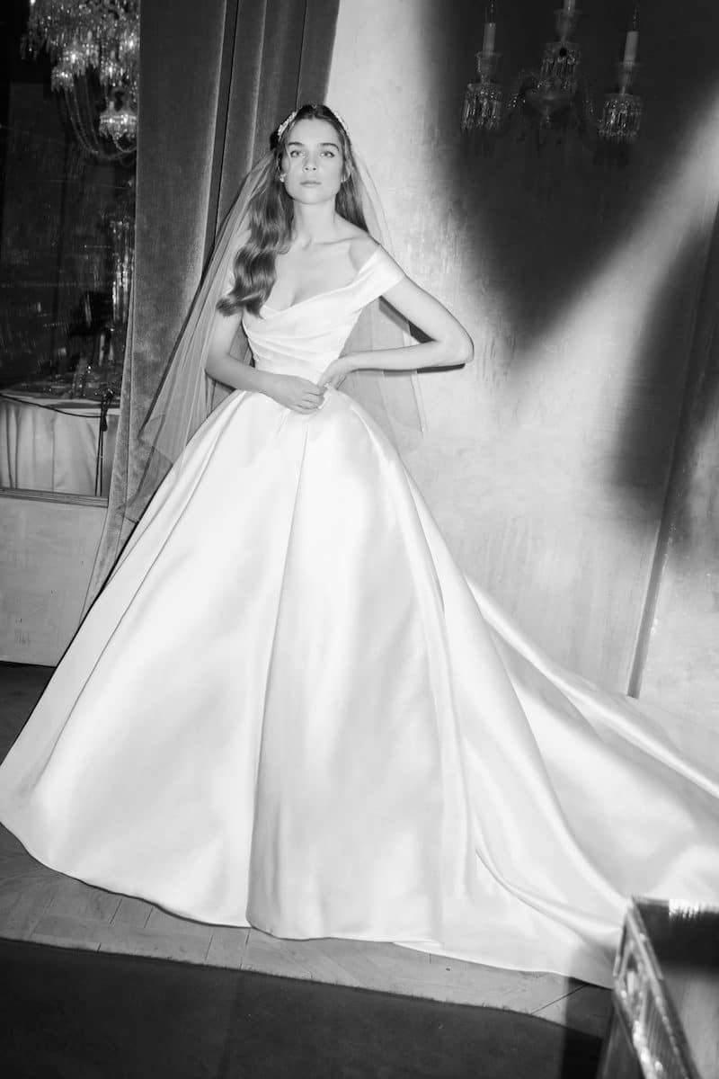 robe de mariée princesse Elie Saab pour le bal de Vienne collection mariage Mille Mariages robe n°2
