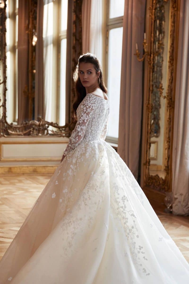 robe de mariée princesse Elie Saab pour le bal de Vienne collection mariage Mille Mariages robe n°3