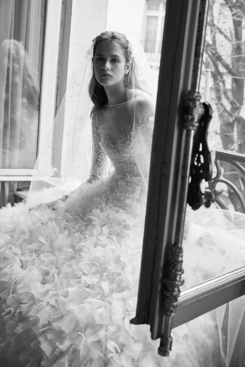 robe de mariée princesse Elie Saab pour le bal de Vienne collection mariage Mille Mariages robe n°4