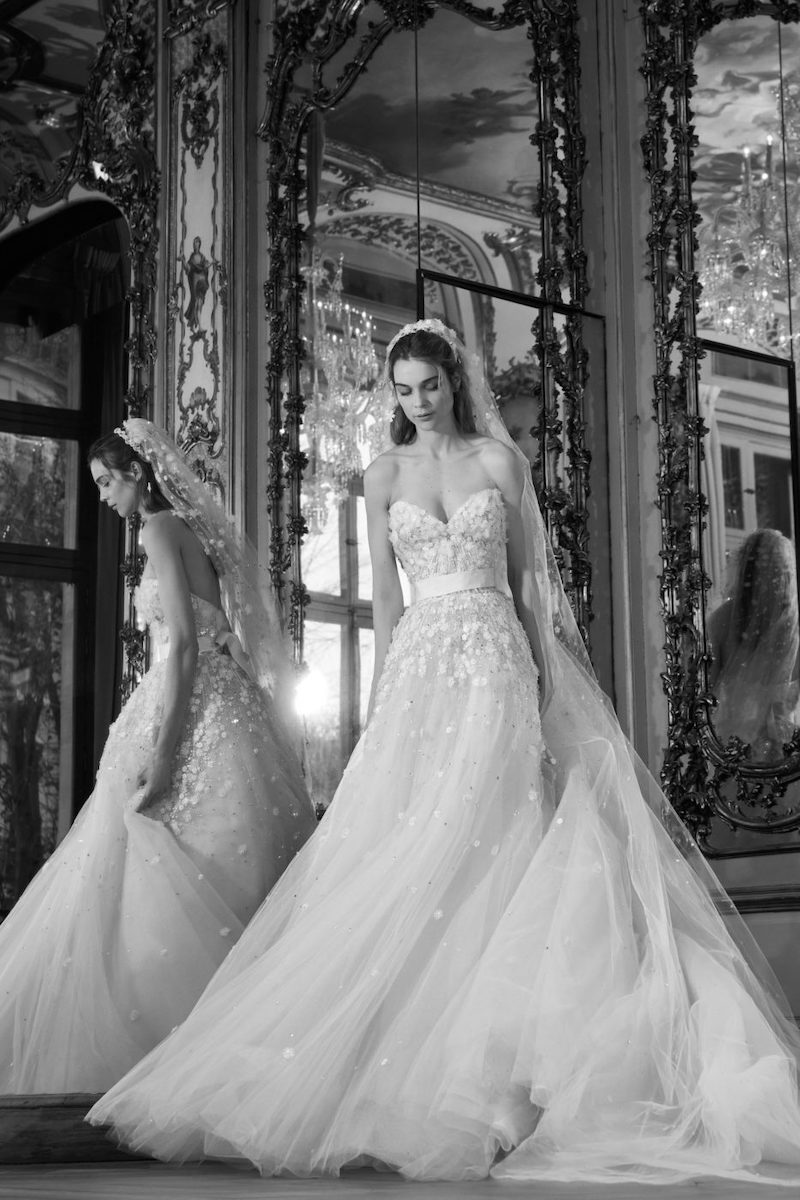 robe de mariée princesse Elie Saab pour le bal de Vienne collection mariage Mille Mariages robe n°5