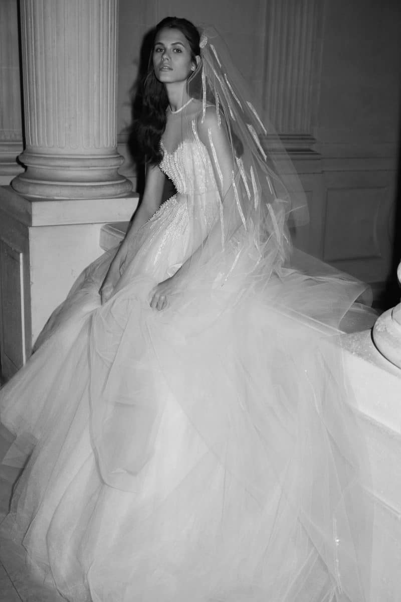 robe de mariée princesse Elie Saab pour le bal de Vienne collection mariage Mille Mariages robe n°9